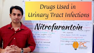 Drugs Used in Urinary Tract infections Part 1 Nitrofurantoin Pharmacology  Urinary Antiseptics [upl. by Otrebor]