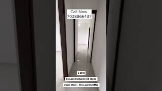 Affordable Luxury 1BHK 2BHK Flat For sale in Vasai West Mumbai [upl. by Yvehc]