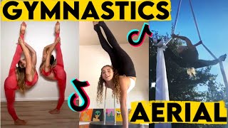 BEST Aerial Silks amp Gymnastics Tiktok Compilation  Sofie Dossi Rybka Twins Aerial amp Contortion [upl. by Ayikaz]