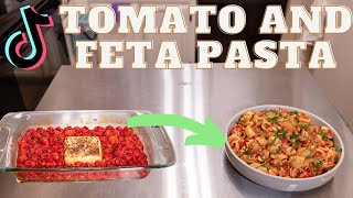 I Made the Baked Feta and Tomato Pasta from TIKTOK \\ Feta and Tomato Pasta [upl. by Anyek473]