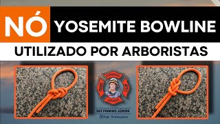 Nó Lais de Guia com a finalização YOSEMITE  Arborismo [upl. by Hutchins]