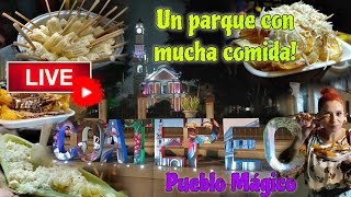 Mucha COMIDA EN VIVO desde el parque de Coatepec Veracruz México [upl. by Almeda]