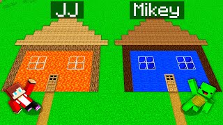 Mikey WATER vs JJ LAVA UNDERGROUND HOUSE Battle in Minecraft Maizen [upl. by Mathis306]