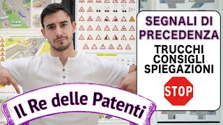 SEGNALI DI PRECEDENZA  IL RE DELLE PATENTI  PATENTE B  ESAME DI TEORIA [upl. by Ellehcam254]