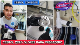 Cómo INSTALAR una VÁLVULA con Rebosadero en FREGADERO de cocina🚰 Parte 2 Las Válvulas [upl. by Ttezzil]