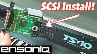 Ensoniq TS10 SCSI Install and Demo [upl. by Voorhis650]