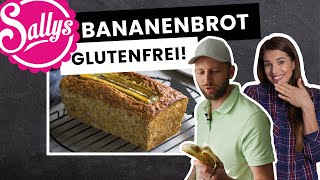 ​SallysWelt BANANENBROT 🍌 NACHGEBACKEN in GLUTENFREI 🤯  BANANENBROT ohne Weizen amp Gluten [upl. by Erdua]