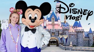 DISNEY VLOG SPEND THE DAY WITH US AT DISNEYLAND CALIFORNIA [upl. by Ahsitra]