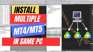 How to Install Multiple MT4MT5 Terminals on the Same PC 2023 Update  Very easy to setup [upl. by Yahsel14]