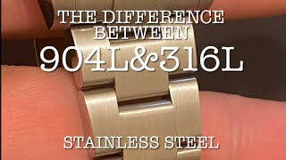 the difference between de 904L vs 316L steel [upl. by Land]