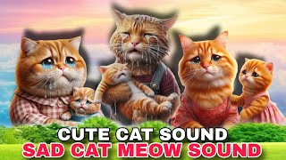 Miaw Miaw Miaw Sound Sad 😭 Cute Cat Sound • The Sound Of The Cat Miaw Miaw Sad 😭 [upl. by Arbua431]