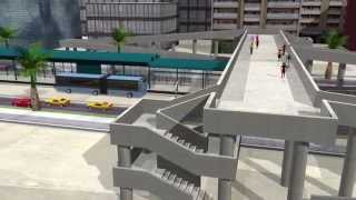 Dar Rapid Transit  BRT System 3D Simulation [upl. by Pineda]