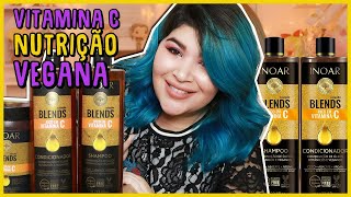 🍊 Linha BLENDS VITAMINA C INOAR  VEGANA NoLow PooCowash [upl. by Debora]