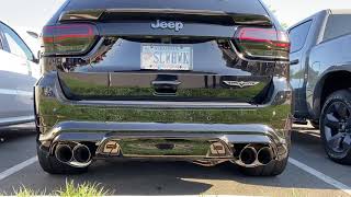 SRTNINJAUSA 1000HP JEEP TRACKHAWK COMPILATION LOUD CAMMED STARTS REVS AND MORE [upl. by Yetta]