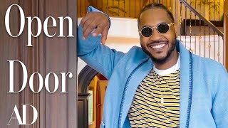 Inside NBA Star Carmelo Anthony’s Stylish New Home  Open Door  Architectural Digest [upl. by Botzow]