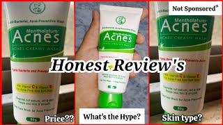 Mentholatum Acne Creamy Face Wash  HONEST REVIEWS ✨ [upl. by Lindi237]