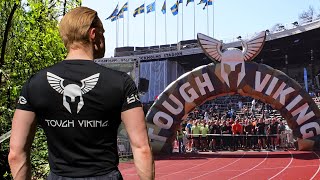 I Ran a LARGE Obstacle Course in Sweden  Tough Viking Stockholm Stadion 2024 [upl. by Einnad]