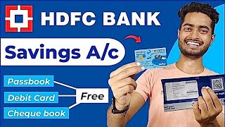 HDFC Bank Account Opening Online 2024  HDFC Zero Balance Account Opening Online  HDFC Bank [upl. by Errised]