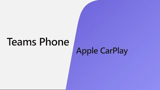 Make Teams calls on the go with Apple CarPlay [upl. by Malo]