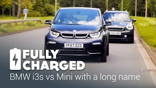 BMW i3s vs Mini with a long name  Fully Charged [upl. by Hamlen215]