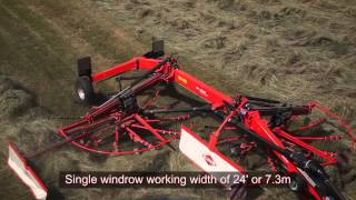 Kuhn GA 8030 Rotary Rakes  Features and Benefits [upl. by Stanwood]