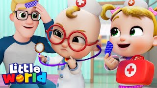 Doctor Check Up Song  Kids Songs amp Nursery Rhymes by Little World [upl. by Oram846]