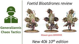 Foetid Bloatdrone first analysis  GeneralJannis  New WH40k 10th edition [upl. by Madonna303]