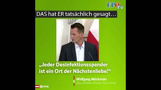 🤦‍♂️Der grüne Gesundheitsminister „Jeder Desinfektionsspender ist ein Ort der Nächstenliebe“🤦‍♂️ [upl. by Lekim]