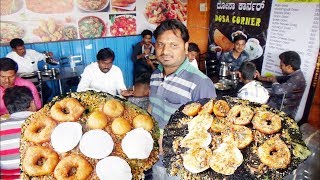 Bidar Special Tawa Idli  Tawa Vada  25 rs  Hyderabad Famous Dosa in Bidar  Karnataka Street Food [upl. by Patty]