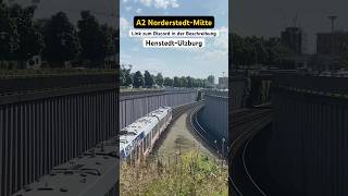 „A2 NorderstedtMitte“ mit der BR622 160 in HenstedtUlzburg AKN shorts hamburg zug [upl. by Fosdick363]