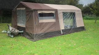 2020 Trigano Galleon 240 trailer tent review Camping amp Caravanning [upl. by Oznola]