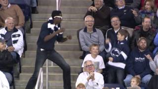 Fan Dances to Livin on a Prayer at Penn State Mens Hockey Game [upl. by Allyce]