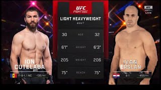 Ion Cutelaba vs Ivan Erslan Slav On Slav Violence UFC Fight Night Saint Denis vs Moicano [upl. by Now]