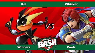 Gourmet Bash 3  Kel Greninja vs Whisker Roy  Ultimate Singles  Pools [upl. by Hulton]