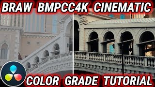 How To Color Grade BRAW From BMPCC4K In Davinci Resolve  Blackmagic Pocket Cinema Camera 4k [upl. by Atived]