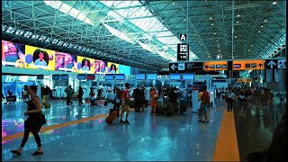 Walking Tour inside Fiumicino Airport the most Famous in Rome [upl. by Eseeryt763]