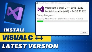 Como Descargar e Instalar todos los Microsoft Visual C Redistributable  x86x64 Bits  2018 [upl. by Kohsa536]