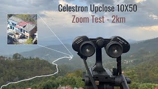 Celestron Upclose 10X50 Binoculars  Sharpness amp Zoom test [upl. by Adnima]