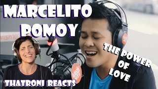 Marcelito Pomoy Reaction The Power of Love Cover STUNNING  Dereck Reacts [upl. by Lynnett]