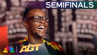 Learnmore Jonasi HILARIOUSLY Describes American Culture  Semifinals  AGT 2024 [upl. by Clardy]