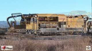 Loram LRV14 Railvac Rail Vacuum BNSF Railroad [upl. by Amat990]