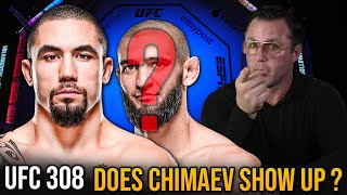 Does Chimaev Show Up  UFC 308 Whittaker vs Chimaev [upl. by Paolo]