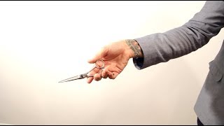 HAIR TUTORIAL Haircutting Tricks  how to hold your scissors  scissor tricks from Matt Beck [upl. by Aetnahs221]