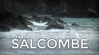 Winter Surfing  Salcombe [upl. by Uttasta]