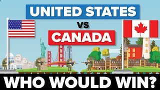 United States USA vs Canada  Who Would Win  Army  Military Comparison [upl. by Trask506]