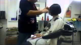 Salon Cut  Long to Bob Haircut [upl. by Myra]