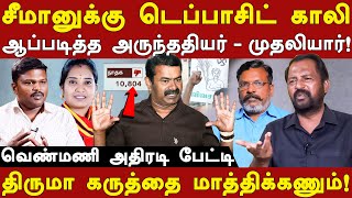 erode east byelection result ntk seeman lose deposit  venmani expose seeman on arunthathiyar issue [upl. by Meeker]