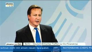 Angela Merkel und David Cameron  18112011 [upl. by Kluge]