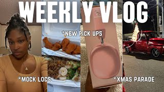 WEEKLY VLOG  DRIVE WITH ME SHOPPING  HAUL CHRISTMAS PARADE  MORE  PrettyGirlCah [upl. by Drue]