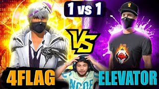 4Flag Gamer Vs Elevator 😱 NonstopGaming Live 1vs1 Battle⚔️ [upl. by Anitnahs12]